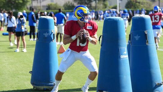 The LA Rams put pads on for the first time this training camp