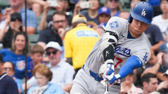 Cubs complete sweep of slumping Dodgers as Ohtani's two homers go to waste in 7-6 loss taken at Wrigley Field (Los Angeles Dodgers). Photo by David Banks-Imagn Images