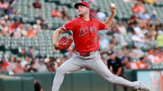 Offensive woes continue for Angels, Ben Joyce makes his return taken at Camden Yards (Los Angeles Angels). Photo by Daniel Kucin Jr.-Imagn Images