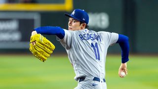 Straight Talk: Aggressive Sasaki comes away empty-handed after quality start taken at Chase Field  (Los Angeles Dodgers). Photo by Mark J. Rebilas-Imagn Images