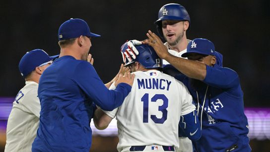 Muncy walks it off as Snell dazzles in Dodgers return taken at Dodger Stadium (Los Angeles Dodgers). Photo by Jayne Kamin-Oncea-Imagn Images