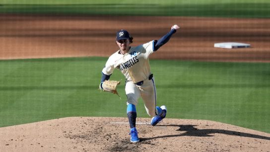 Wrobleski's home run troubles continue in loss to Brewers taken at Dodger Stadium (Los Angeles Dodgers). Photo by Kirby Lee-Imagn Images