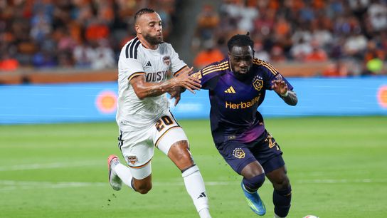 Lozano's debut not enough as Galaxy's winless run reaches five in Houston taken at Shell Energy Stadium (LA Galaxy). Photo by Thomas Shea-Imagn Images