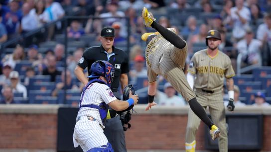 Carson Benge's arm the difference-maker in Mets' 2-1 win over Padres  taken at Citi Field (San Diego Padres). Photo by Brad Penner-Imagn