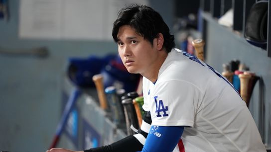 Shohei Ohtani remains day-to-day, Dodgers say IL stint unlikely taken at Dodger Stadium (Los Angeles Dodgers). Photo by Kirby Lee-Imagn Images