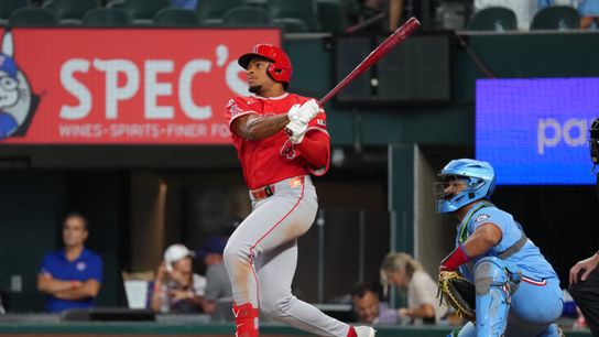 Quantrill shuts down Angels as Rangers climb into tie atop AL West taken at Globe Life Field (Los Angeles Angels). Photo by Jim Cowsert-Imagn Images