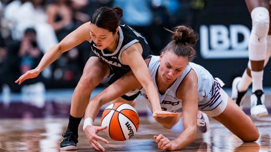 Aces win the day over Tempo, but NaLyssa Smith’s injury looms large taken at Rogers Arena (Las Vegas Aces). Photo by Bob Frid-Imagn Images via Reuters Connect
