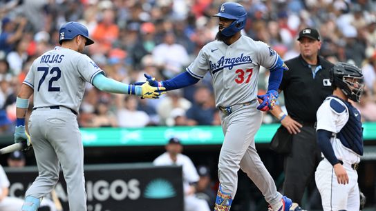 Hernández's homer powers Dodgers past Tigers taken at Comerica Park (Los Angeles Dodgers). Photo by  Lon Horwedel-Imagn Images