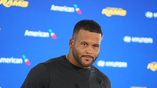 NFL GM's explicit text reaction to the stunning news of Aaron Donald's return taken At LOS ANGELES (Los Angeles Rams)
