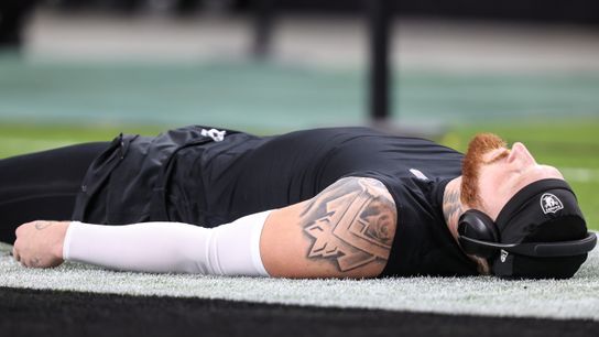 Danny Parkins drops a bombshell trade prediction for Raiders taken at Las Vegas (Raiders). Photo by Mandatory Credit: Christopher Trim-Imagn Images