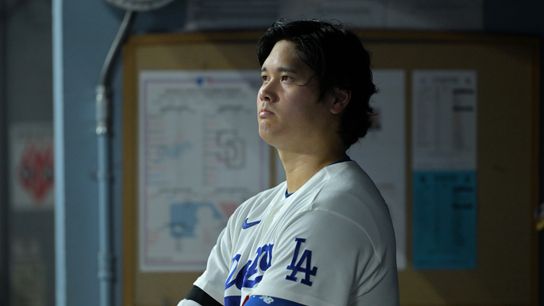Dodgers host Braves in NLDS with Ohtani questions looming taken at Dodger Stadium (Los Angeles Dodgers). Photo by Jayne Kamin-Oncea-Imagn Images