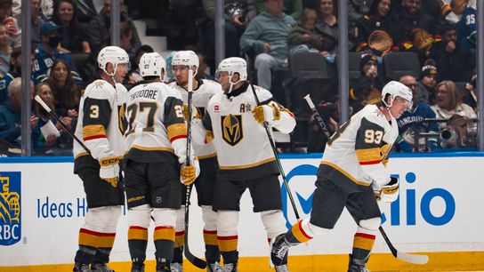 Golden Knights hang on to continue dominance over Canucks taken at Rogers Arena (Vegas Golden Knights). Photo by Bob Frid-Imagn Images
