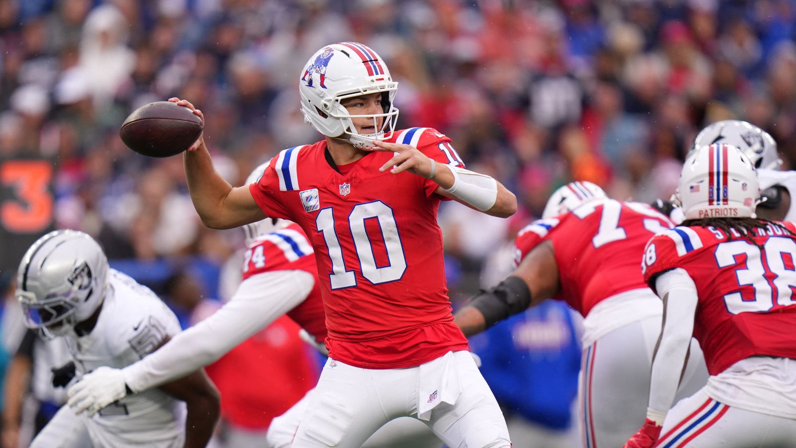 Photo: The Sporting Tribune Nfl las vegas raiders at england patriots
