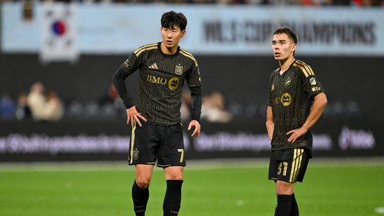Walta scores first LAFC goal in draw at NYCFC taken Citi Field (LAFC). Photo by Mark Smith-Imagn Images