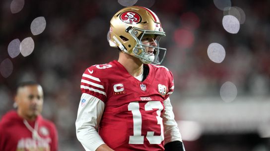 Oct 19, 2026; Santa Clara, California, USA; San Francisco 49ers quarterback Brock Purdy (13) throws a pass during the fourth quarter against the Washington Commanders at Levi's Stadium. Oct 19, 2026; Santa Clara, California, USA; San Francisco 49ers quarterback Brock Purdy (13) throws a pass during the fourth quarter against the Washington Commanders at Levi's Stadium.