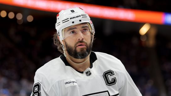 Kings edge Islanders 3-2 on Clarke goal in overtime taken at UBS Arena (Los Angeles Kings). Photo by Brad Penner-Imagn Images