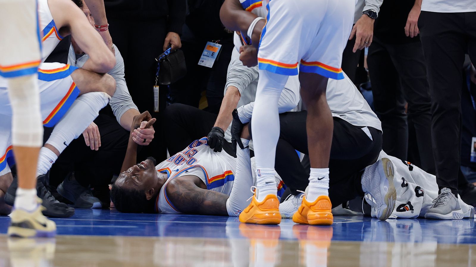 Oct 25, 2026; Oklahoma City, Oklahoma, USA; during the second half at Paycom Center. Oct 25, 2026; Oklahoma City, Oklahoma, USA; during the second half at Paycom Center.