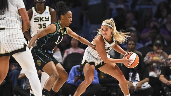 Jacy Sheldon settling into life with the Chicago Sky taken Crypto.com Arena (Los Angeles Sparks)