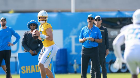 Harbaugh’s first day of Chargers camp ‘like being born’ taken at The Bolt (Los Angeles Chargers)