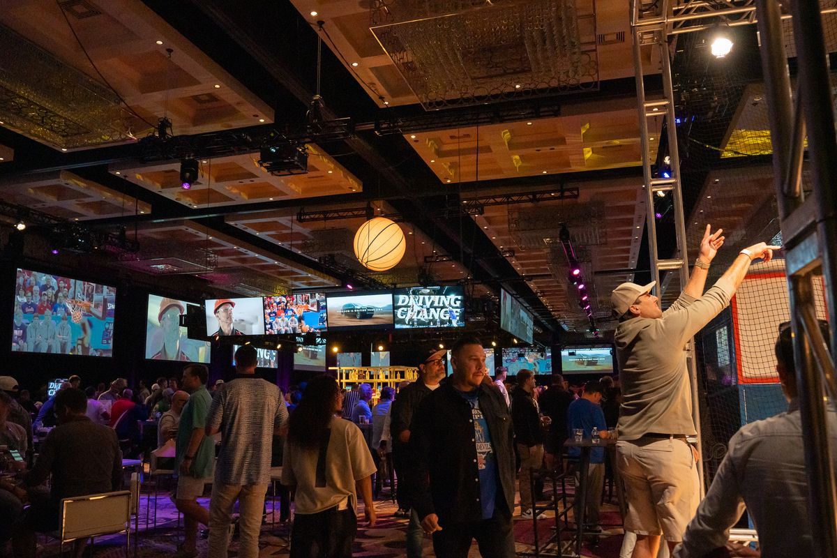 Hoops & Hops event at the Cosmopolitan Resort & Casino on Friday March 22, 2025 in Las Vegas. Hoops & Hops event at the Cosmopolitan Resort & Casino on Friday March 22, 2025 in Las Vegas.