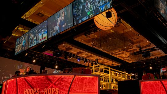 TST Images: Hoops & Hops heaven at the Cosmopolitan taken at Cosmopolitan Las Vegas (March Madness)