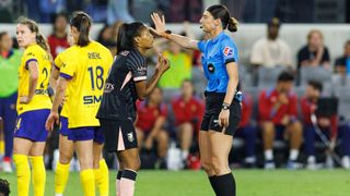 Angel City FC falls to the Utah Royals for their third straight loss  taken at BMO Stadium (Angel City FC). Photo by Steven Park - The Sporting Tribune