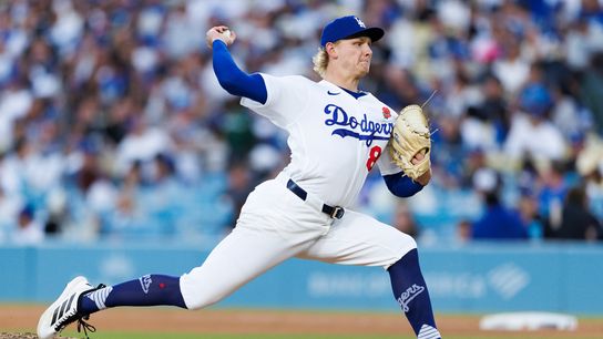 Emmet Sheehan delivers gritty start in Dodgers' Memorial Day win taken at Dodger Stadium (Los Angeles Dodgers). Photo by Ric Tapia - The Sporting Tribune
