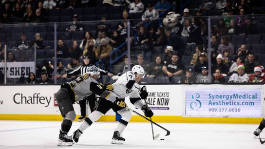 Copley, Reign find third straight win after defeating Silver Knights taken at Toyota Arena (Ontario Reign)