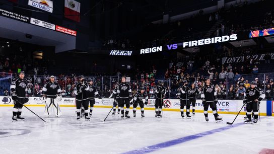 Reign end season in devastating double overtime loss to Firebirds taken at Toyota Arena (Ontario Reign)