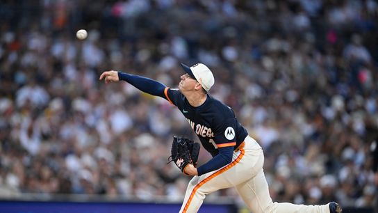Sep 4, 2026; San Diego, California, USA; San Diego Padres pitcher Walker Buehler (10) delivers during the third inning against the New York Yankees at Petco Park. Mandatory Credit: Denis Poroy-Imagn Images Sep 4, 2026; San Diego, California, USA; San Diego Padres pitcher Walker Buehler (10) delivers during the third inning against the New York Yankees at Petco Park. Mandatory Credit: Denis Poroy-Imagn Images