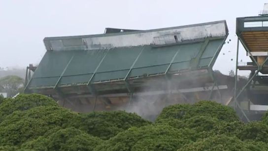 Aloha Stadium's final collapse marks end of an era, clears path for Hawaii's new sports and entertainment hub taken at Aloha Stadium (Hawaii)