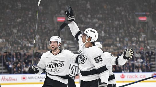 Byfield's OT winner seals Kings' comeback win over Leafs taken at Scotiabank Arena (Los Angeles Kings)