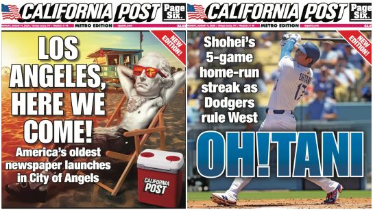 California Post poaches Dylan Hernandez, Jack Harris as Los Angeles Times sports section faces continued upheaval taken in Los Angeles (Sports Media)