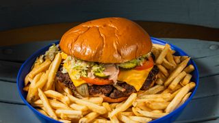 Dodger Stadium unveils postseason menu featuring colossal burgers, Spam musubi dogs taken at Dodger Stadium (Los Angeles Dodgers)