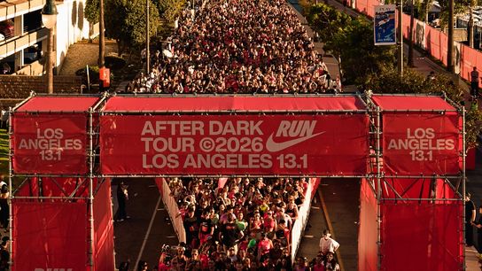Reclaiming the night: Nike After Dark gives women a space to run freely taken at Redondo Beach (Nike). Photo by Photo Credit: Nike