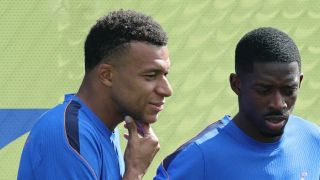 TST Best Bets: June 22, 2026 taken in Los Angeles (sports betting). Photo by June 15, 2026; East Hannover, New Jersey, U.S.; France's Kylian Mbappe and Ousmane Dembele during training.