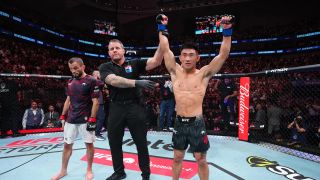 Song Yadong’s return to China cements his place atop the Bantamweight rankings taken in Shanghai (UFC). Photo by Chris Unger/Zuffa LLC