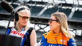 Q&A with Cynthia Hill, director of Prime Video's 'Kyle Larson vs. The Double' taken in Las Vegas (NASCAR). Photo by Prime Video
