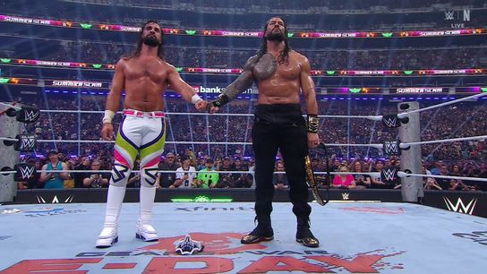 Reigns Stands Tall to end stellar SummerSlam Weekend: Show Results and Review taken U.S. Bank Stadium (Combat)