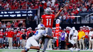 New solutions and old problems emerge for UNLV in season opener loss taken at Allegiant Stadium (UNLV). Photo by Paige Kuwata-The Sporting Tribune