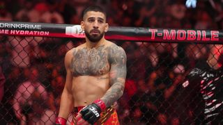 UFC’s first Paramount card reportedly set for Los Angeles, Ilia Topuria vs. Paddy Pimblett rumored to headline taken in Los Angeles (UFC). Photo by Stephen R. Sylvanie-Imagn Images