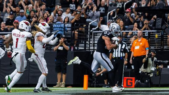 Why the Raiders’ investment in Michael Mayer is the right call taken in Las Vegas (Las Vegas Raiders). Photo by DJ Cabanlong-The Sporting Tribune