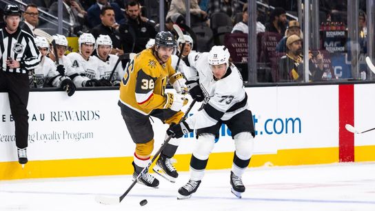 Players make their case as Golden Knights defeat Kings in preseason opener taken at Toyota Arena (Vegas Golden Knights). Photo by DJ Cabanlong-The Sporting Tribune