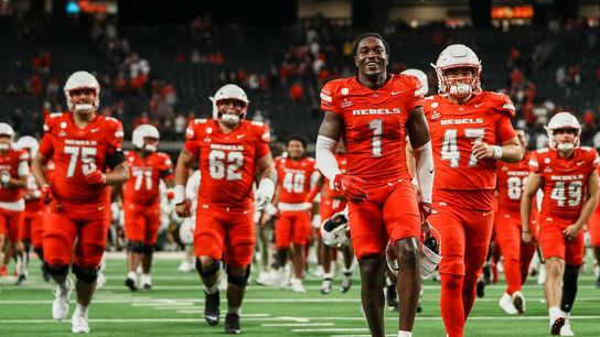 UNLV defense stands tall, brings end to North Dakota State’s undefeated record taken at Allegiant Stadium (UNLV Rebels). Photo by Kalin Sipes-The Sporting Tribune