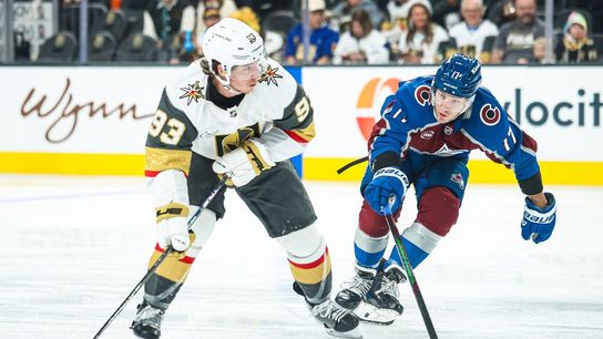Golden Knights return to the ice against league leader Avalanche taken at T-Mobile Arena (Vegas Golden Knights)