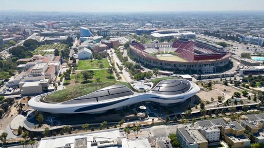 George Lucas museum reportedly on track to open across from Coliseum in 2026 taken in Los Angeles (USC)