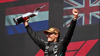 Russell climbs the top step after a dramatic ending to the Canadian Grand Prix (F1)