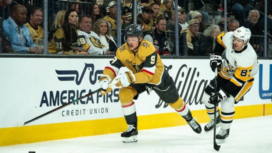 Golden Knights hoping to respond in morning matinee versus Crosby-less Penguins taken at PPG Paints Arena (Vegas Golden Knights). Photo by Kalin Sipes-The Sporting Tribune
