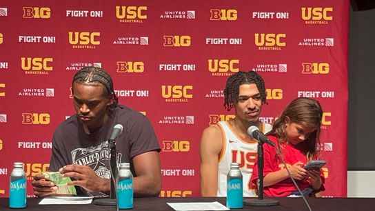 Trojans dismantle Manhattan Jaspers behind Chad Baker-Mazara 26 point performance taken Galen Center (USC)