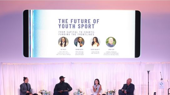 Social Impact Summit Sport Brings Sports and Philanthropy Together taken Lucas Museum of Narrative Art (Philanthropy ). Photo by Photo by Randy Shropshire/Getty Images for Social Impact Summit x Sport